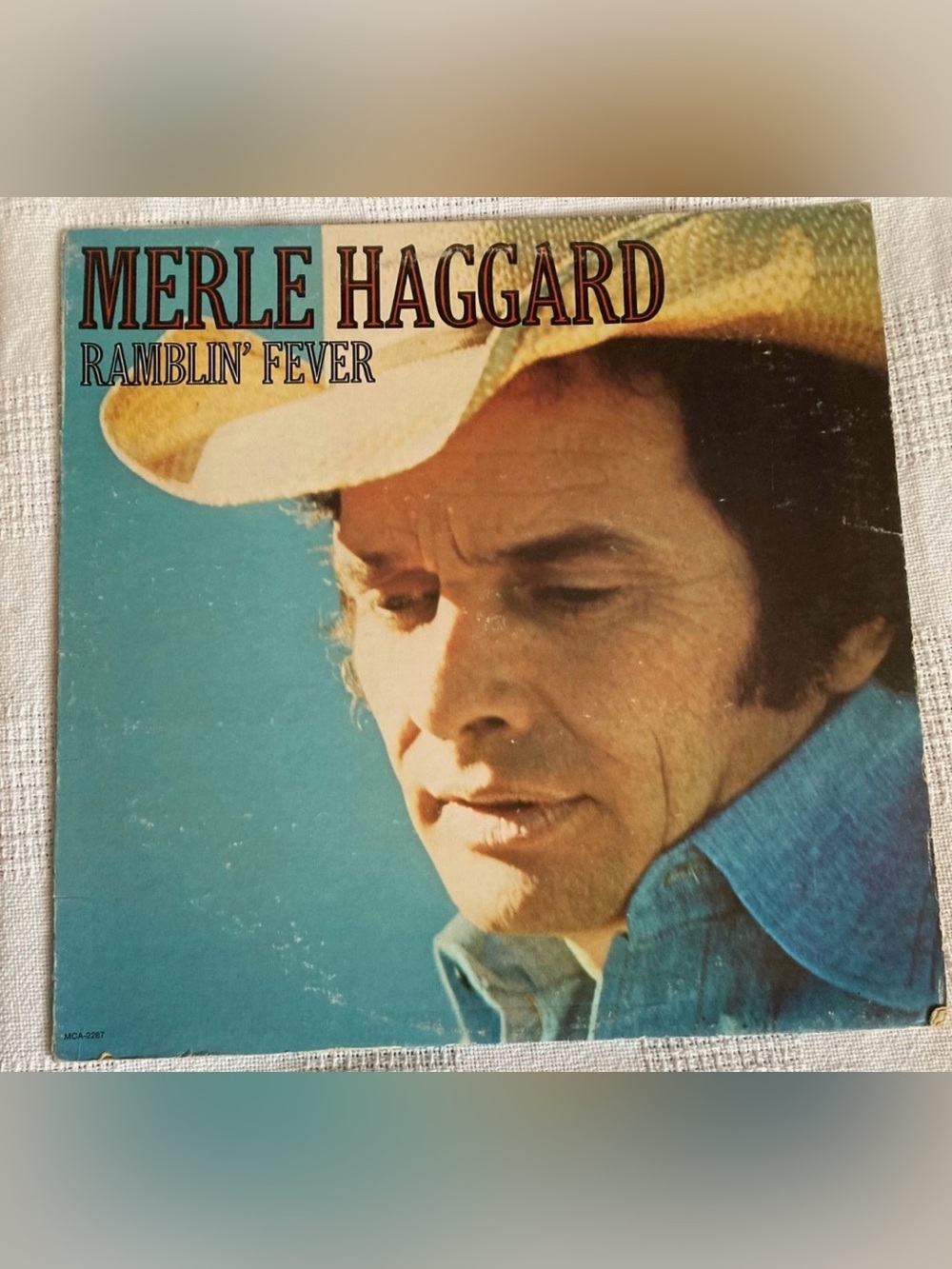 MERLE HAGGARD RAMBLIN FEVER  LP VG/VG+   1977